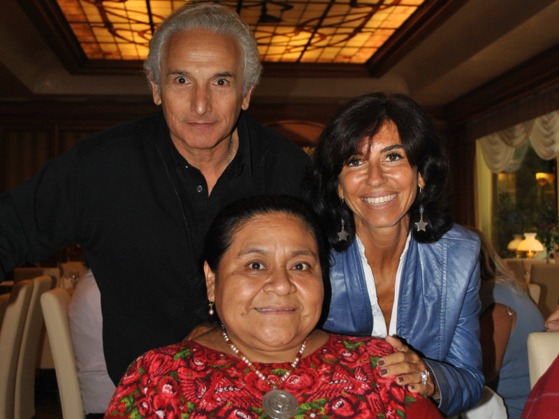 Nobel Peace Prize Rigoberta Menchu & Miguel Benasayag